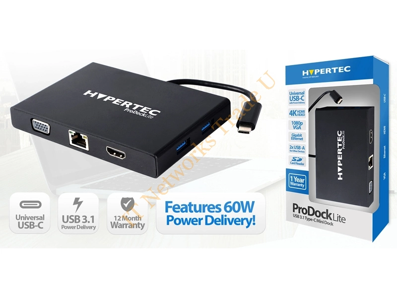 Hypertec USB 3.0 (3.1 Gen 1) Type-C Black Accessory