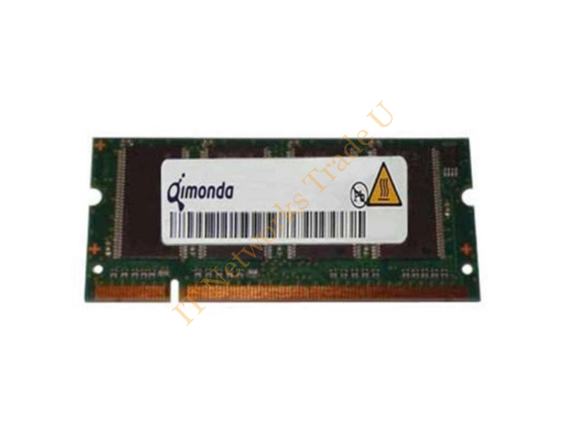 HYS64T128021EDL-25F-C Qimonda 1GB DDR2-800MHz PC2-6400 non-ECC Unbuffered CL5 200-Pin SoDimm Dual Rank Memory Module Laptop Memory