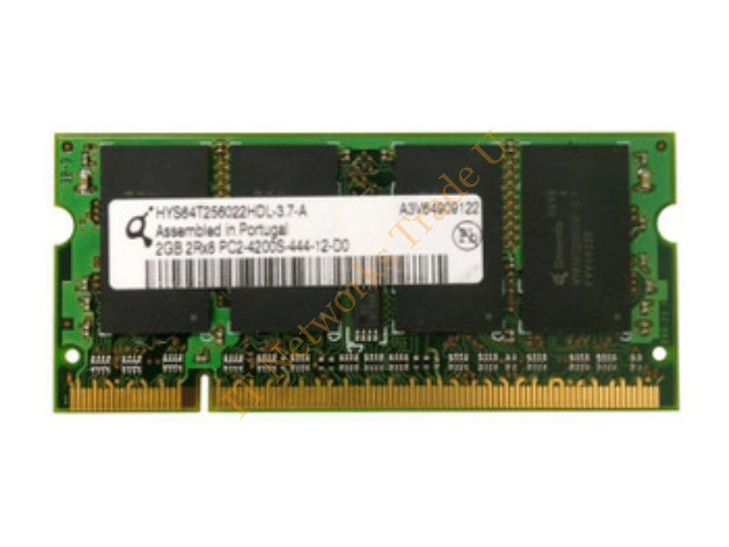 HYS64T256020EDL-3.7-C Qimonda 2GB DDR2-533MHz PC2-4200 non-ECC Unbuffered CL4 200-Pin SoDimm Memory Module Laptop Memory