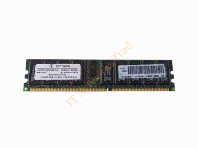 HYS64T32400HU-3S-B Infineon 256MB DDR2-667MHz PC2-5300 ECC Unbuffered CL5 240-Pin DIMM Single Rank Memory Module Server Memory