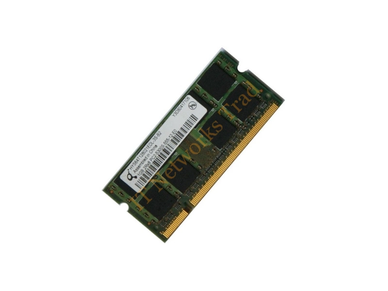 HYS64T32900EDL-3-B2 Qimonda 256MB 667MHz PC2-5300 non-ECC Unbuffered CL5 200-Pin SoDimm Single Rank Memory Module Laptop Memory