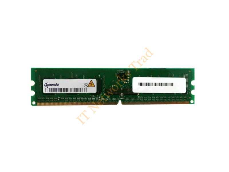 HYS72T128020HU-3-B Qimonda 1GB DDR2-667MHz PC2-5300 ECC Unbuffered CL5 240-Pin DIMM Dual Rank Memory Module Server Memory