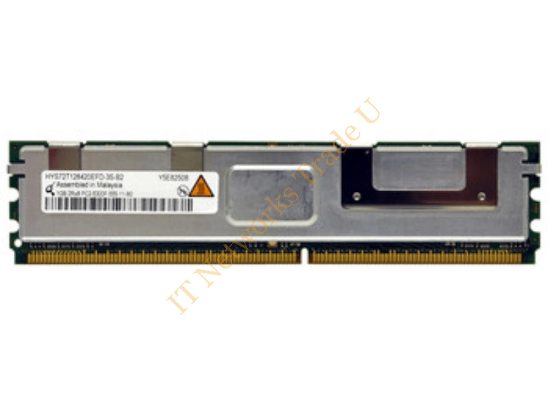 HYS72T128401EFD-3S-C Qimonda 1GB DDR2-667MHz PC2-5300 ECC Fully Buffered CL5 240-Pin DIMM Dual Rank Memory Module Server Memory