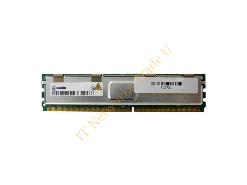 HYS72T128420HFD-3.7-A Qimonda 1GB DDR2-533MHz PC2-4200 ECC Fully Buffered CL4 240-Pin DIMM Dual Rank Memory Module Server Memory