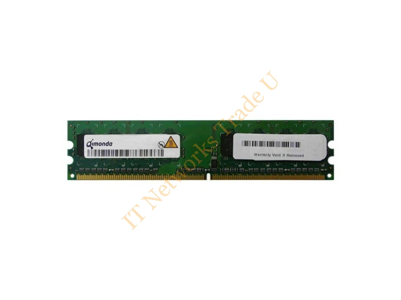 HYS72T128920EU-3S-B2 Qimonda 1GB DDR2-667MHz PC2-5300 ECC Unbuffered CL5 240-Pin DIMM Dual Rank Memory Module Server Memory
