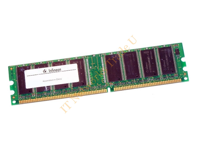 HYS72T256000HF-3-A Infineon 2GB DDR2-667MHz PC2-5300 ECC Fully Buffered CL4 240-Pin DIMM Single Rank Memory Module Server Memory