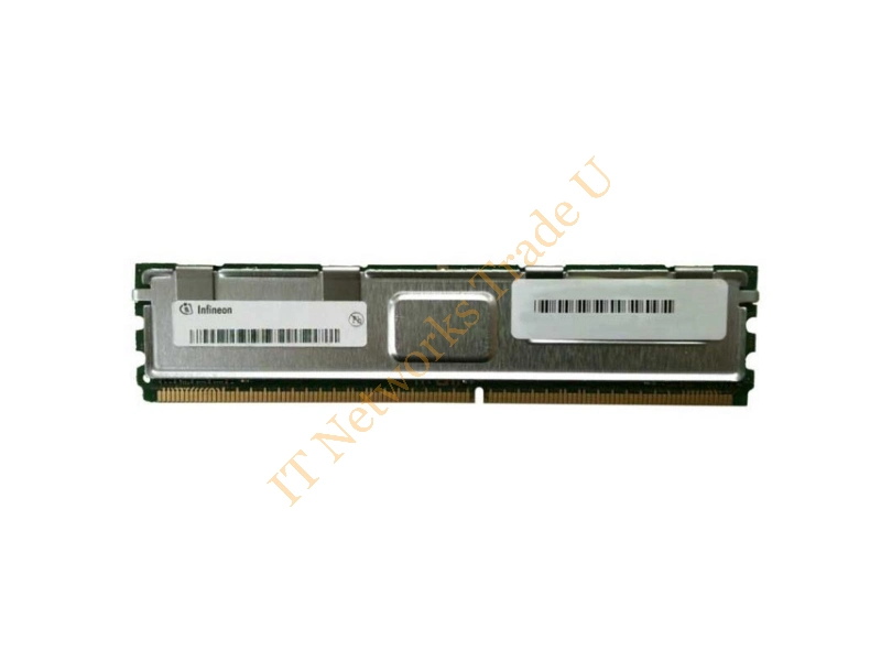 HYS72T256021HF-3.7-A Infineon 2GB DDR2-533MHz PC2-4200 ECC Fully Buffered CL4 240-Pin DIMM Memory Module Server Memory