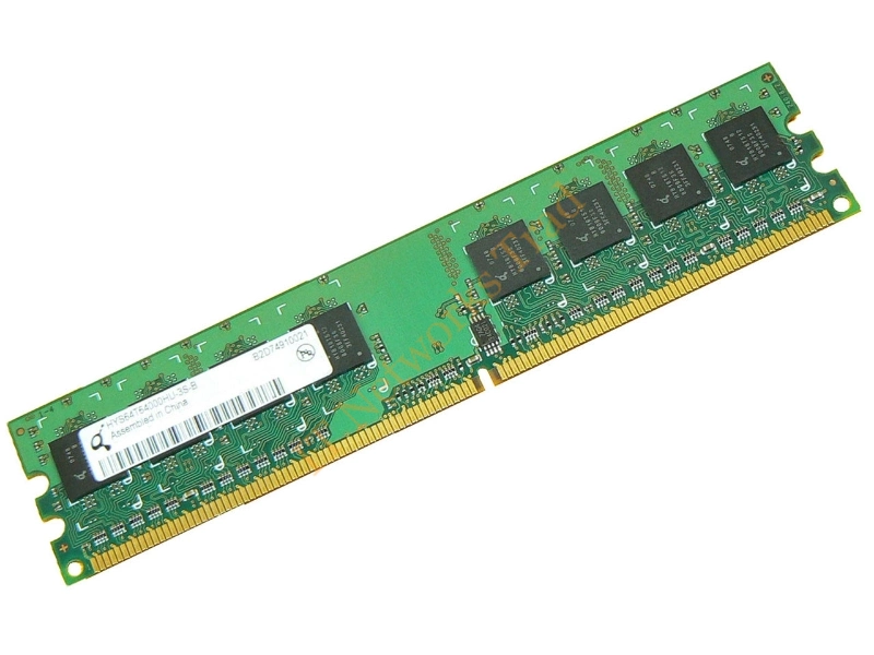 HYS72T256420HFD-3.7-B Qimonda 2GB DDR2-533MHz PC2-4200 ECC Fully Buffered CL4 240-Pin DIMM Dual Rank Memory Module Server Memory