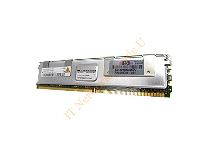 HYS72T512420EFA-3S-C Qimonda 4GB DDR2-667MHz PC2-5300 ECC Fully Buffered CL5 240-Pin DIMM Dual Rank Memory Module Server Memory