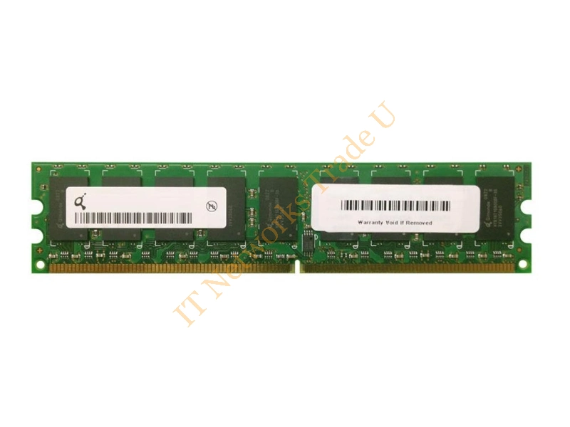 HYS72T64000EU-3-SB2 Qimonda 512MB DDR2-667MHz PC2-5300 ECC Unbuffered CL5 240-Pin DIMM Single Rank Memory Module Server Memory