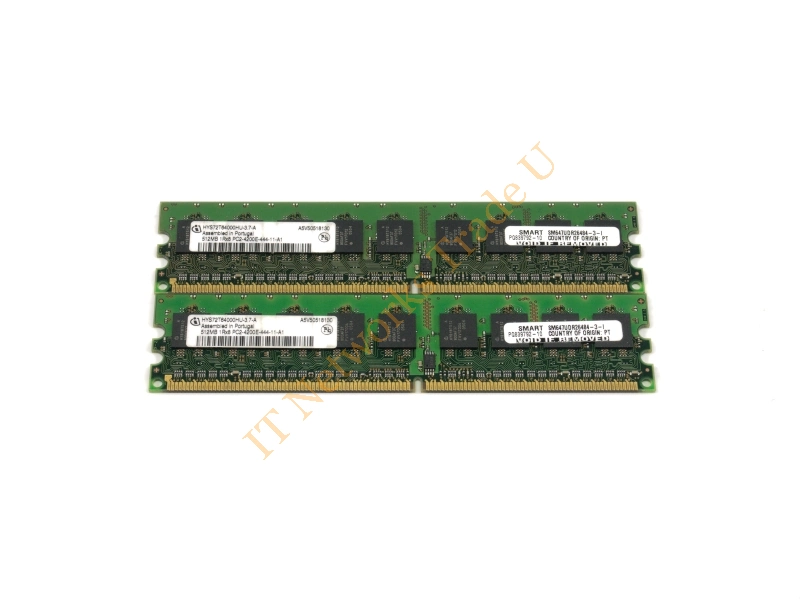 HYS72T64000HU-3.7 Infineon 512MB DDR2-533MHz PC2-4200 ECC Unbuffered CL4 240-Pin DIMM Memory Module Server Memory