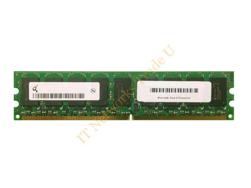 HYS72T6400HU-3.7-A Qimonda 512MB DDR2-533MHz PC2-4200 ECC Unbuffered CL4 240-Pin DIMM Single Rank Memory Module Server Memory