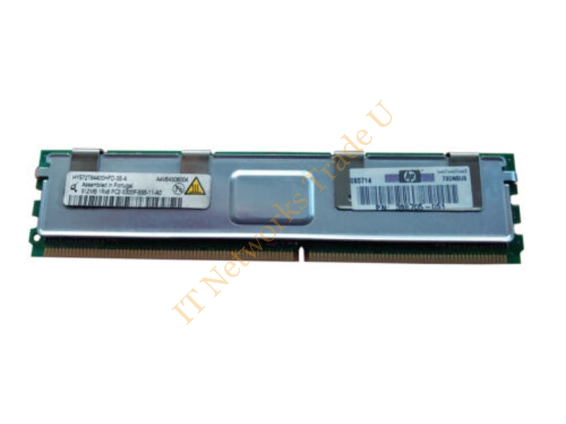 HYS72T64400HFD-3.7-A Qimonda 512MB DDR2-533MHz PC2-4200 ECC Fully Buffered CL4 240-Pin DIMM Single Rank Memory Module Server Memory