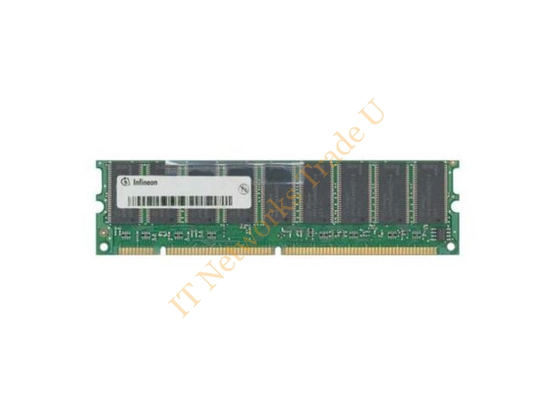 HYS72V32300GU-7-D Infineon 256MB SDRAM 133MHz PC133 ECC Unbuffered CL3 168-Pin DIMM Memory Module Server Memory