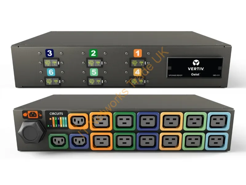 I10019L - Vertiv I10019L Power Distribution Unit (Pdu) 15 Ac Outlet(S) 2U Black