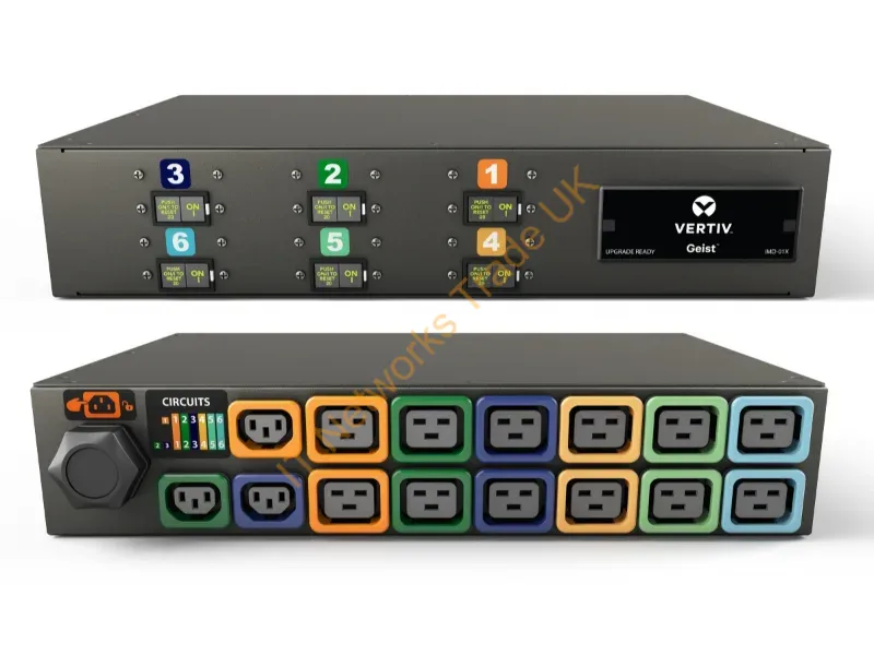 I10020L - Vertiv I10020L Power Distribution Unit (Pdu) 15 Ac Outlet(S) 2U Black
