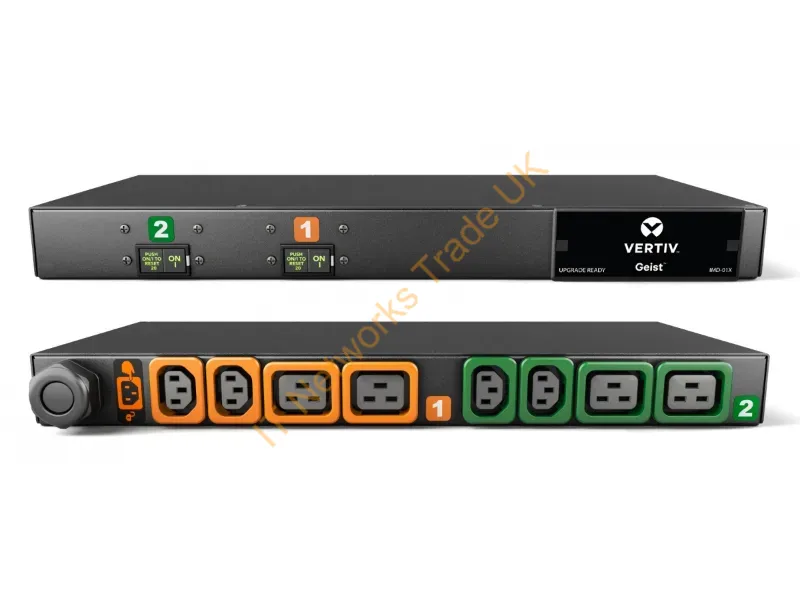 I10104L - Vertiv I10104L Power Distribution Unit (Pdu) 8 Ac Outlet(S) 1U Black