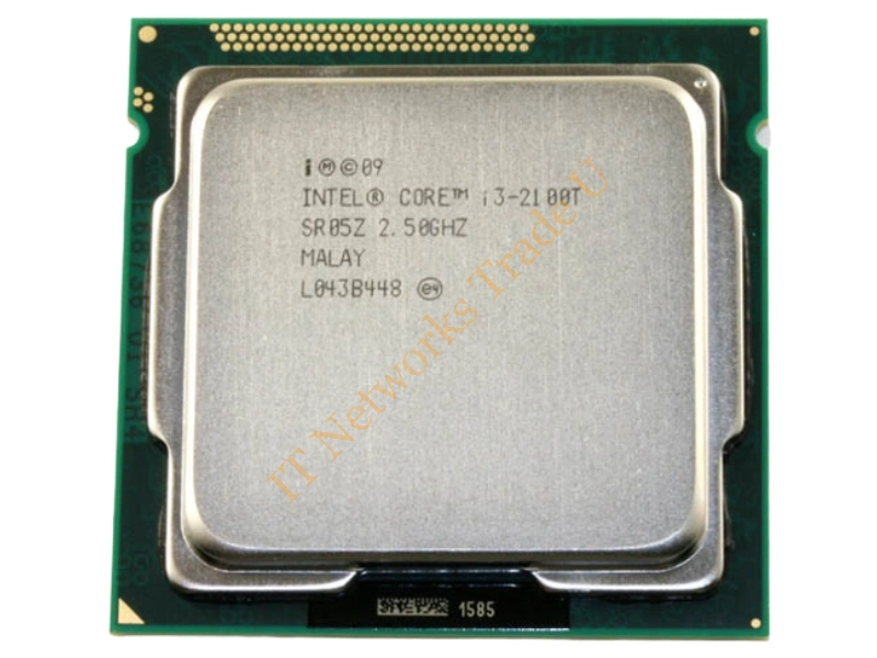 i3-2100T Intel Core i3-2100T 2-Core 2.50GHz 5GT/s DMI 3MB L3 Cache Socket LGA1155 Retail Processor