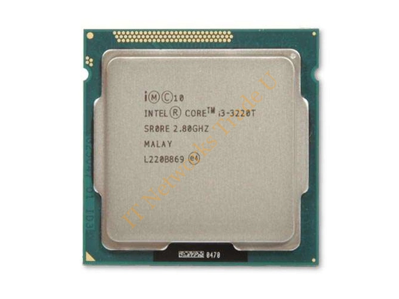 i3-3220T Intel Core i3-i3-3220T 2-Core 2.8GHz 5GT/s DMI 3MB L3 Cache Socket LGA1155 Retail Processor