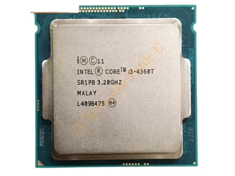 i3-4360T Intel Core i3-4360T 2-Core 3.20GHz 5GT/s DMI2 4MB L3 Cache Socket LGA1150 Retail Processor