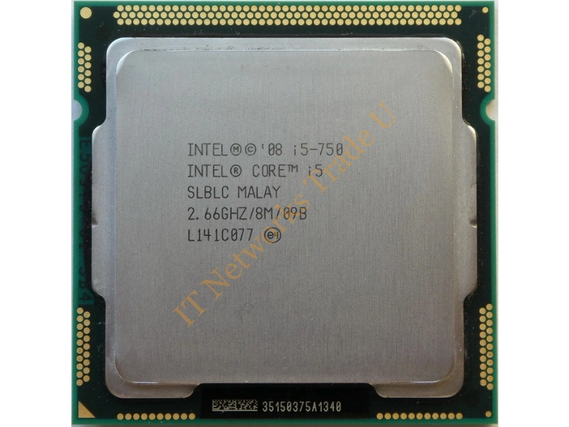I5-750S Intel Core i5-750S 4-Core 2.40GHz 2.5GT/s DMI 8MB SmartCache Socket LGA1156 Retail Processor