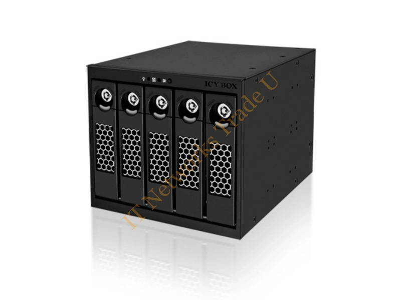 IB-555SSK - ICY BOX IB-555SSK Black disk array Storage Array Network (SAN)