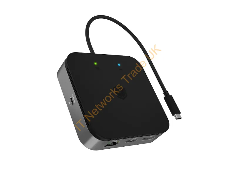 IB-DK408-C41 - ICY BOX 7-in-1 USB4® DockingStation with dual video output