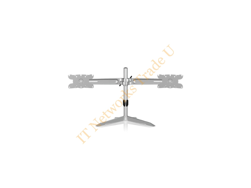 IB-MS606-T - ICY BOX IB-MS606-T 32" Silver flat panel desk mount Monitor Accessory