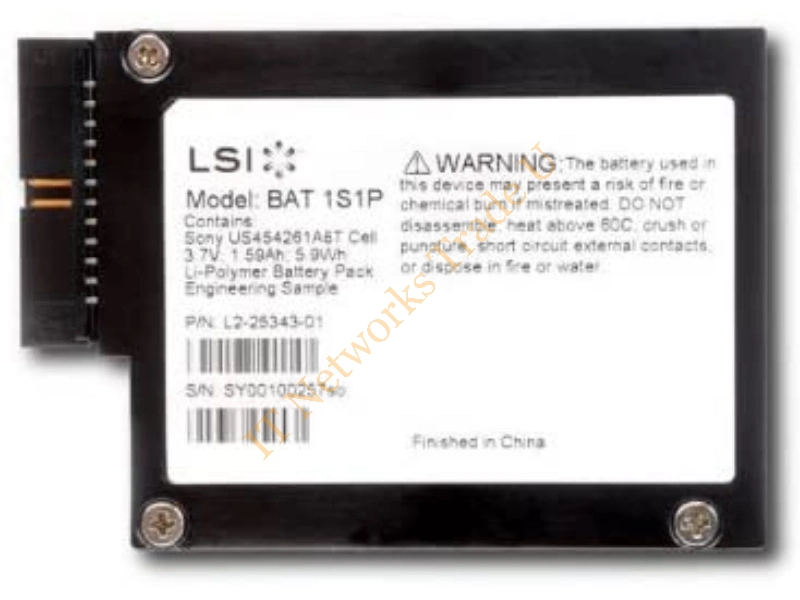 IBBU09 LSI 3.7v Lithium-ion Battery Backup Unit for MegaRAID SAS 9265-8I 6Gb/s RAID Controller Card
