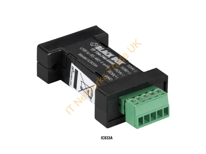 IC833A - Black Box Ic833A Serial Converter/Repeater/Isolator Usb 2.0 Rs-485