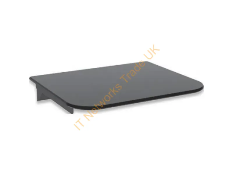 ICA-DRS-504 - Techly ICA-DRS-504 AV equipment shelf Black Glass