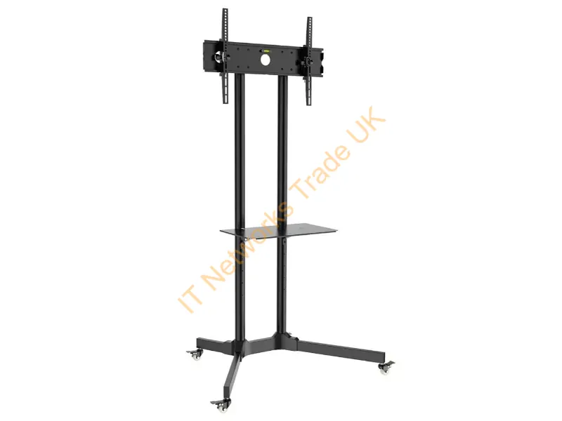 ICA-TR6 - Techly Floor Trolley with Shelf Support LCD / LED / Plasma 30-65" ICA-TR6