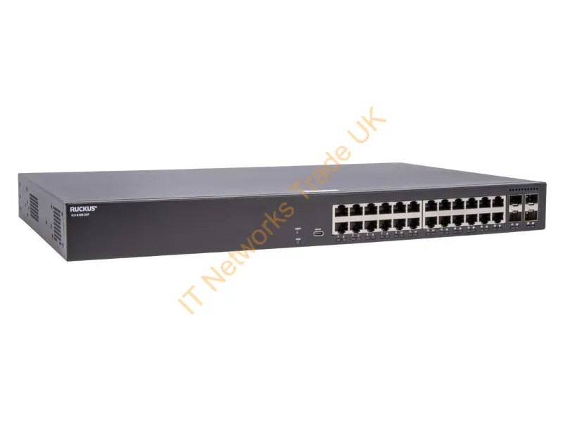ICX8100-24P - Ruckus Networks Icx8100-24P Network Switch Managed Gigabit Ethernet (10/100/1000) Power Over Ethernet (Poe) 1U Black