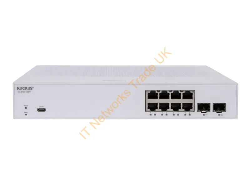 ICX8100-C08PF-X - Ruckus Networks Icx8100-C08Pf-X Network Switch Managed Gigabit Ethernet (10/100/1000) Power Over Ethernet (Poe) 1U White