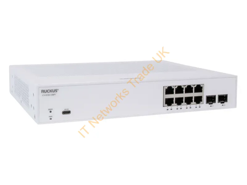 ICX8100-C08PF - Ruckus Networks Icx8100-C08Pf Network Switch Managed Gigabit Ethernet (10/100/1000) Power Over Ethernet (Poe) 1U White