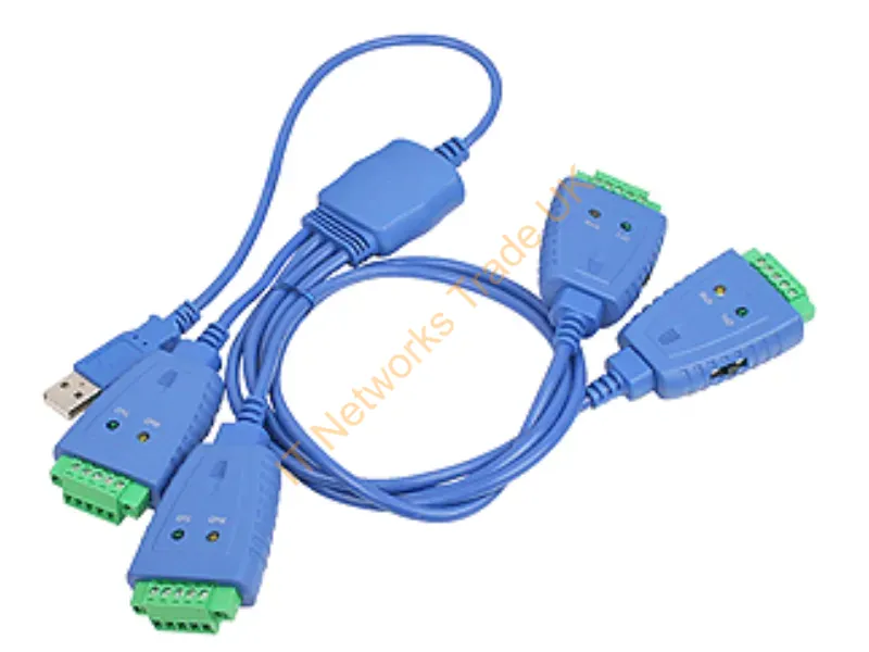 ID-SC0D11-S1 - Siig Usb - 4 X Rs-422/485 3Kv Serial Cable Blue, Green Usb Type-A