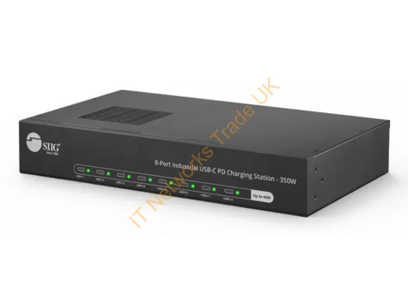 ID-US0E11-S1 - Siig 8-Port Charging Station - 350W