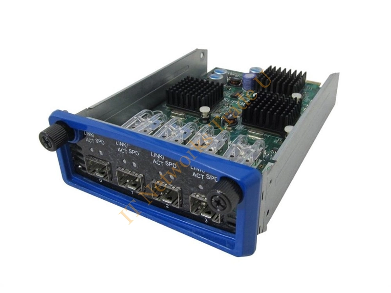 IDP-1GE-4COP-BYP Juniper 4-Port 10/100/1000Base-T Gigabit Ethernet Expansion Module Networking Accessory