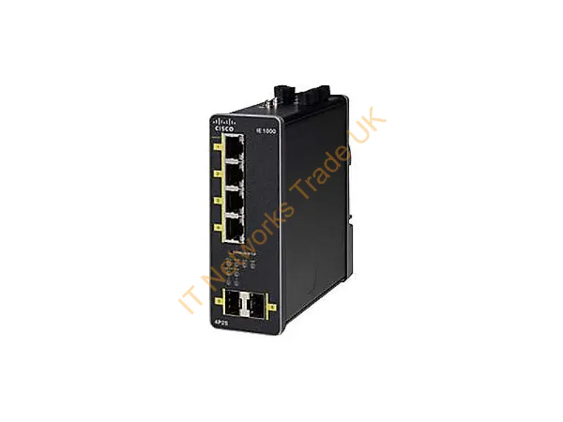 IE-1000-4P2S-LM - Cisco Ie 1000-4P2S-Lm, Managed Gigabit Ethernet (10/100/1000) Power Over Ethernet (Poe) Black
