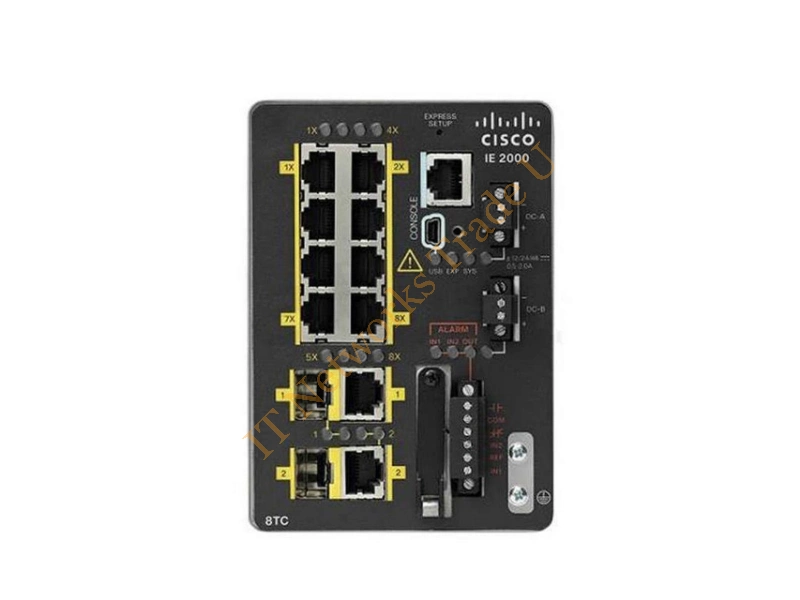 Cisco Industrial Ethernet 2000 Series (IE-2000-8TC-G-B-U) 8 Ports Managed Network Switch