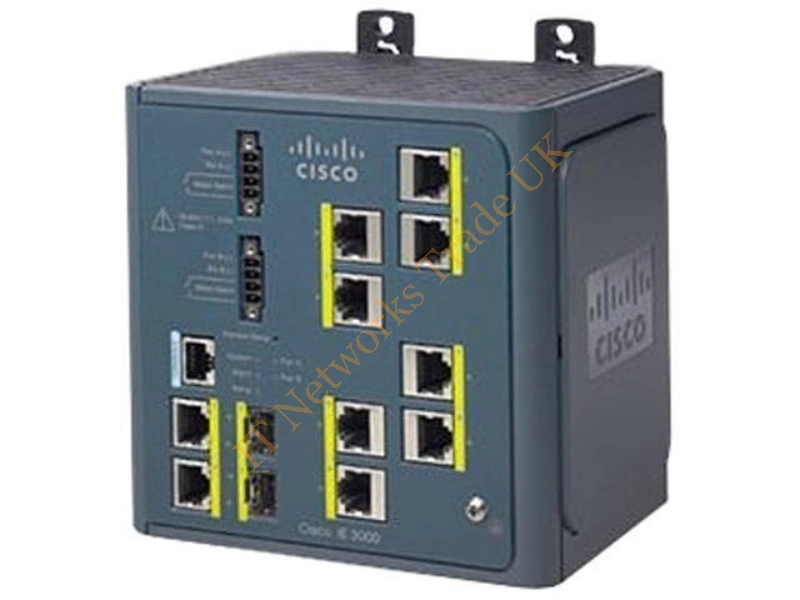 IE-3010-16S-8PC Cisco 8-Port 8 x 10/100/1000Base-T PoE + 2 x Gigabit Ethernet Manageable Layer2 Ethernet Network Switch