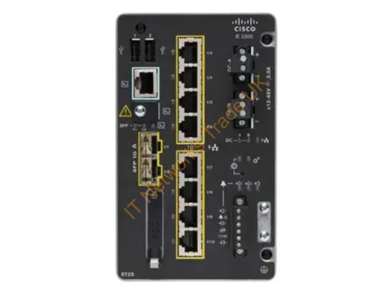 IE-3300-8T2S-E Cisco 8-Port Gigabit Ethernet Expansion Module Network Switch for Catalyst Rugged 3300 Series