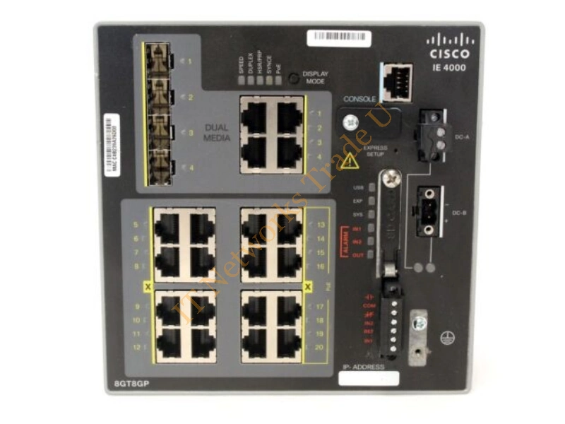 IE-4000-8GS4G-E Cisco 12-Port 1000Base-X Managed Gigabit Ethernet Network Switch