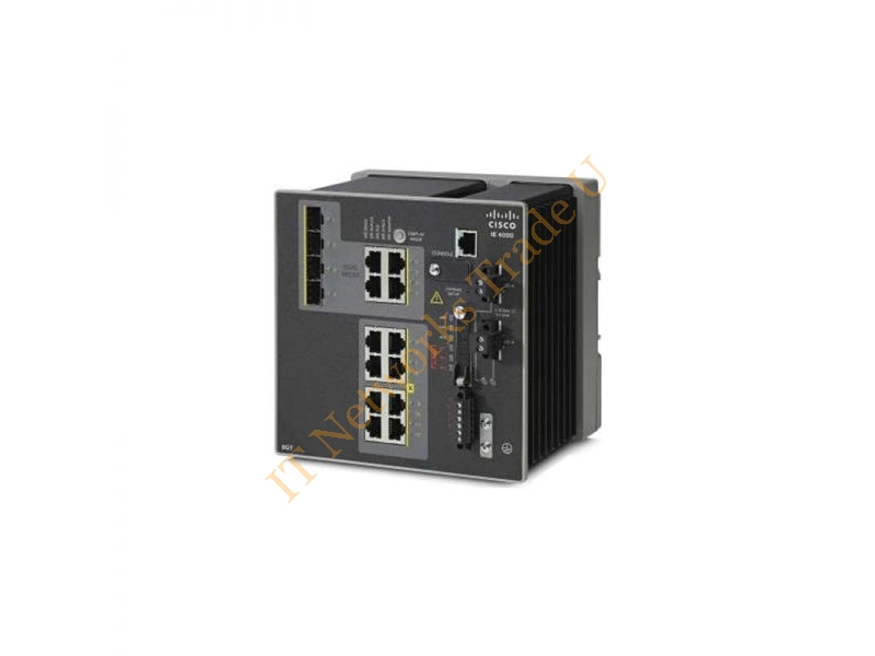 IE-4000-8GT4G-E - Cisco Ie-4000-8Gt4G-E, Managed L2 Gigabit Ethernet (10/100/1000) Black