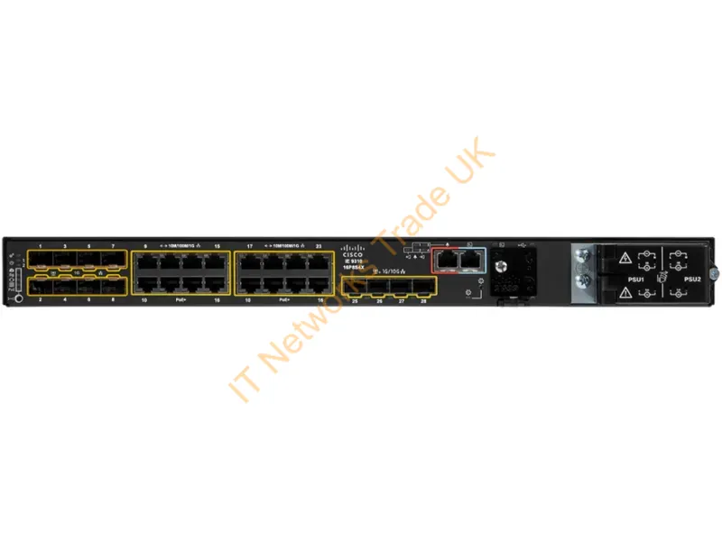 IE-9310-16P8S4X-E - Cisco Ie9300 W/ 16X Ge Poe+ & 8X Ge Sfp W/ 4X