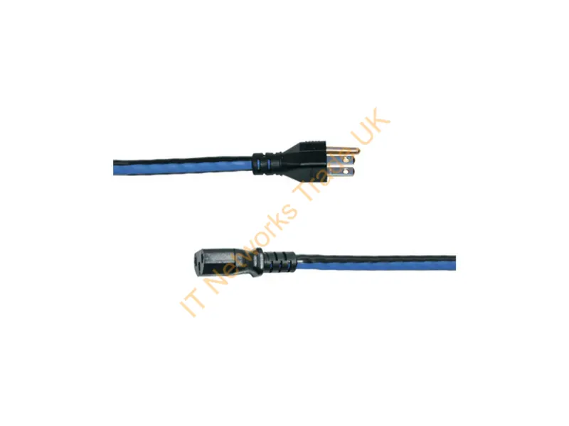 IEC-18X4 - Middle Atlantic Products Iec-18X4 Power Cable Black, Blue 18" (0.457 M) Nema 5-15P C13 Coupler