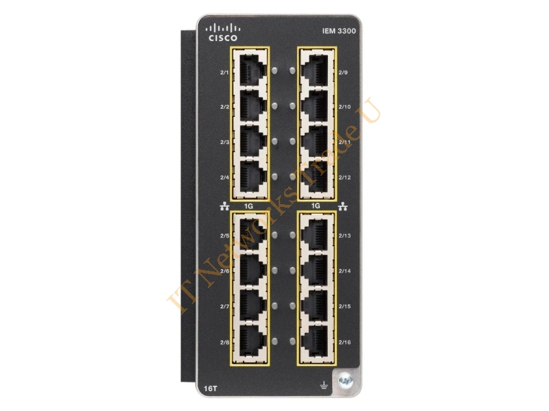 IEM-3300-16T Cisco 16-Port Gigabit Ethernet Expansion Module Switch for Catalyst IE3300 Switch Module