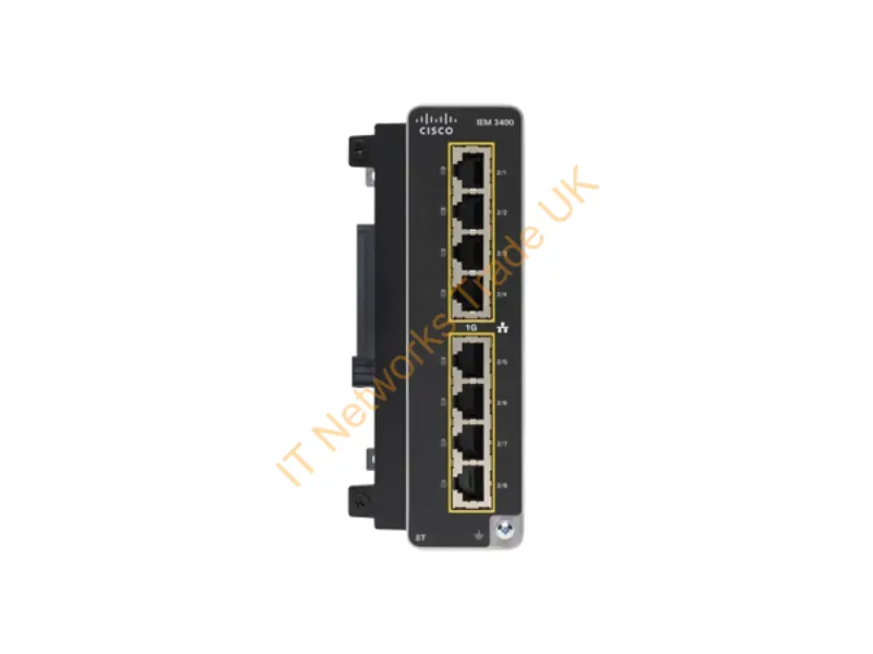 IEM-3400-8T= - Cisco IEM-3400-8T= network switch module Gigabit Ethernet