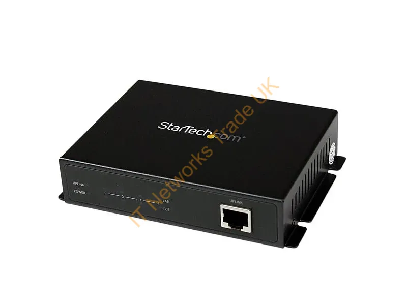 IES51000POE - StarTech.com 5 Port Unmanaged Industrial Gigabit PoE Switch with 4 Power over Ethernet ports Network Switch