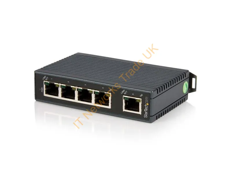 IES5102 StarTech 5-Port 10/100/1000Base-T Unmanaged Fast Ethernet Network Switch